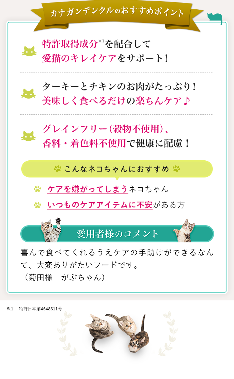 モグニャンのおすすめポイント
