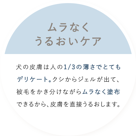 ムラなくうるおいケア