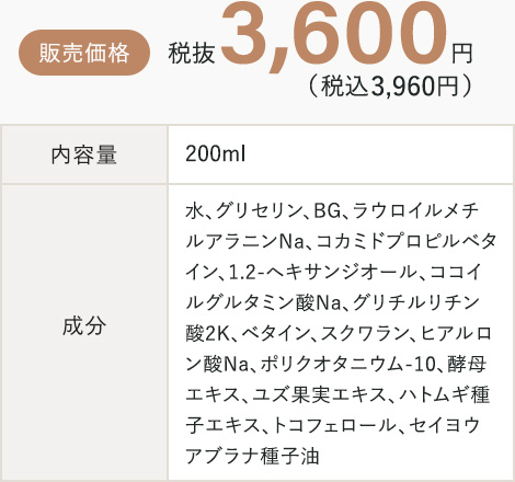 税抜2,700円（税込2,970円）