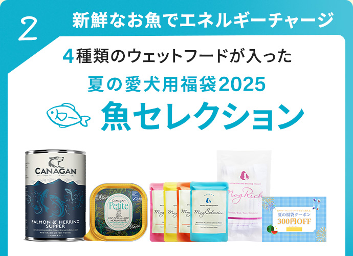 愛犬用夏の福袋魚コレクション