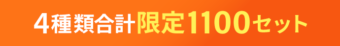 4種類限定1100セット！